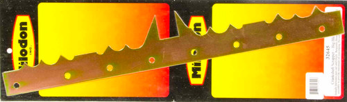 Crankshaft Scraper - 0.035 Thick - Trim to Fit - Steel - Cadmium - Big Block Chevy - Each Crankshaft Scraper - 0.035 Thick - Trim to Fit - Steel - Cadmium - Big Block Chevy - Each