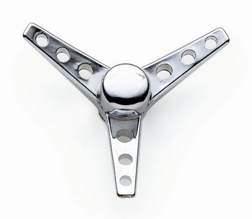 Air Cleaner Nut - Tri-Bar - 1/4-20 in Thread - Steel - Chrome - Each Air Cleaner Nut - Tri-Bar - 1/4-20 in Thread - Steel - Chrome - Each