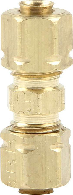 Nylon Brake Hose Adapter - Straight - 3/16 in Nylon Hose to 3/16 in Nylon Hose - Compression - Brass - Each Nylon Brake Hose Adapter - Straight - 3/16 in Nylon Hose to 3/16 in Nylon Hose - Compression - Brass - Each