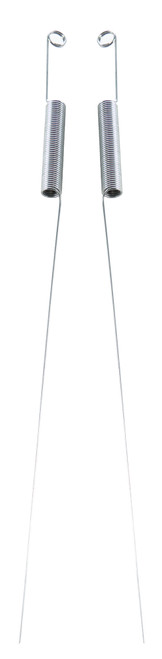Throttle Return Spring - 11-1/2 in Free Length - Steel - Zinc Oxide - Pair
