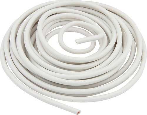 Wire - 12 Gauge - 12 ft Roll - Plastic Insulation - Copper - White - Each