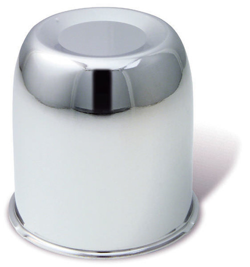 Wheel Center Cap - 2.950 in OD - 3.10 in Tall - Closed End - Steel - Chrome - Universal - Each