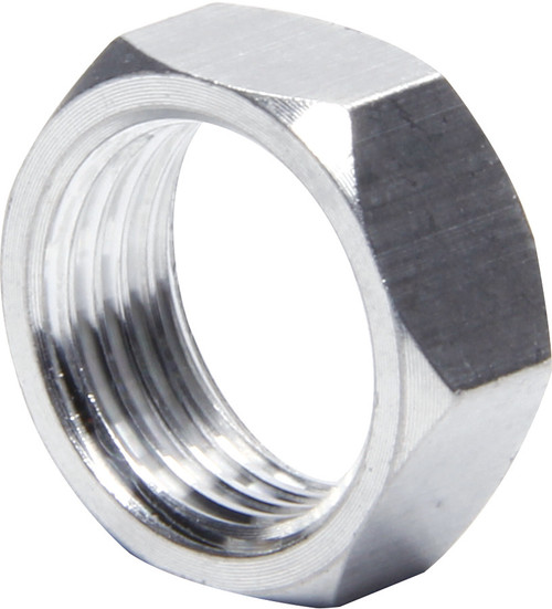 Jam Nut - Thin OD - 5/8-18 in Left Hand Thread - 1/4 in Thick - Aluminum - Natural - Set of 4