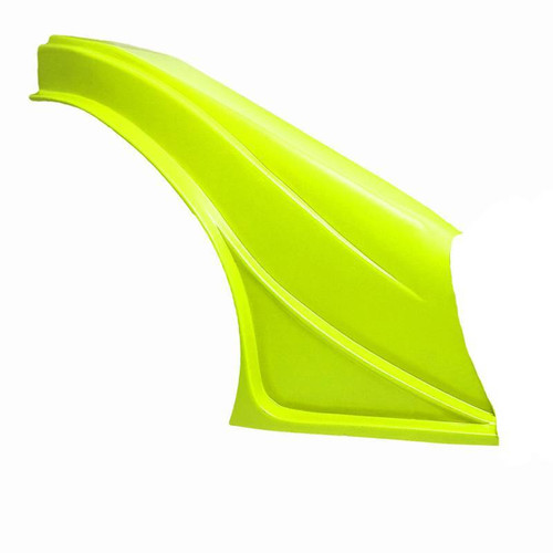 Fender - Outlaw - Passenger Side - Plastic - Fluorescent Yellow - Universal - Asphalt Late Model - Each