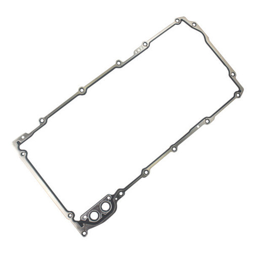 Oil Pan Gasket - 1-Piece - Aluminum / Rubber - GM LS-Series - Each