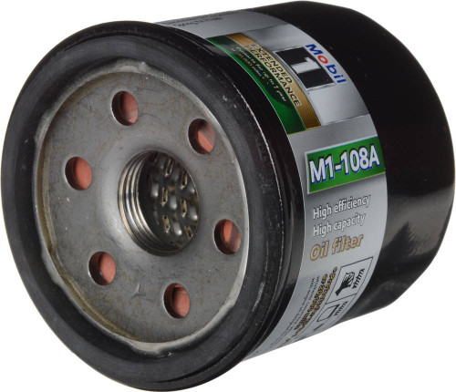 Oil Filter - Canister - Screw-On - 20 mm x 1.50 Thread - Steel - Black Paint - Various Applications - Each