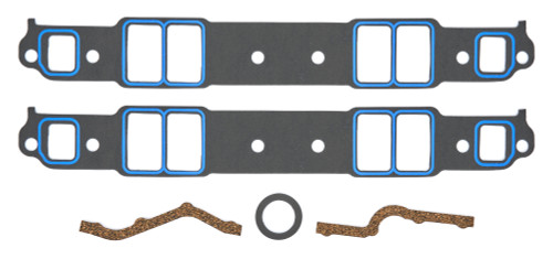 Intake Manifold Gasket - Printoseal - 0.06 in Thick - 1.31 x 2.21 in Rectangular Port - Composite - Small Block Chevy - Kit