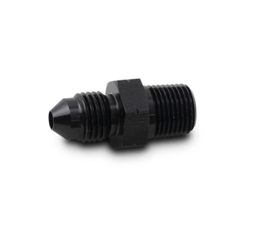 Fitting - Adapter - Straight - 10 AN Male to 1/2-14 in BSPT Male - Aluminum - Black Anodized - Each