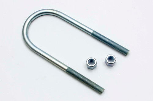 Axle U-Bolt - 3 in ID - 8 in Length - 1/2-20 in Right Hand Thread - Steel - Zinc Oxide - Universal - Each Axle U-Bolt - 3 in ID - 8 in Length - 1/2-20 in Right Hand Thread - Steel - Zinc Oxide - Universal - Each