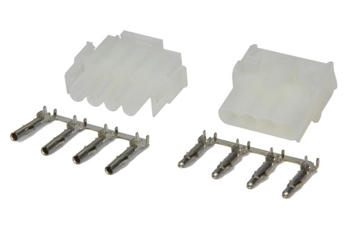 Wire Terminal - Quick Disconnect - Female / Male - 4 Wire - Plastic - Natural - 20-14 Gauge Wire - Kit