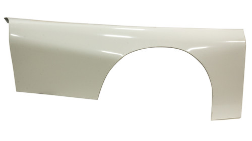Quarter Panel - Passenger Side - Dirt Grand National - Straight Up - Aluminum - White Paint - Each