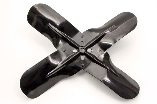 Mechanical Cooling Fan - 18 in Fan - 4 Blade - 1.88 in Depth - Universal Bolt Pattern - Clockwise - Steel - Black Powder Coat - Each
