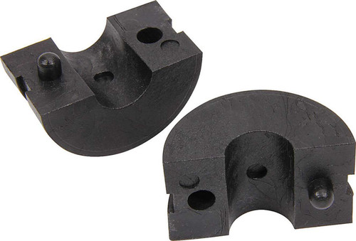 Shock Shim - Collar Style - 2 Piece - 1 in Thick - Plastic - Black - 14 mm Shocks - Pair