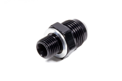 Fitting - Adapter - Straight - 8 AN Male to 1/4 in NPS Male - Aluminum - Black Anodized - Each