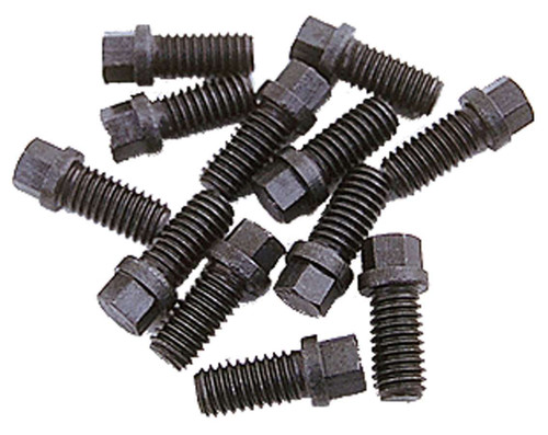 Header Bolt - 3/8-16 in Thread - 0.75 in Long - 3/8 in Hex Head - Steel - Mopar B / RB-Series / Small Block Chevy / Pontiac V8 - Set of 12 Header Bolt - 3/8-16 in Thread - 0.75 in Long - 3/8 in Hex Head - Steel - Mopar B / RB-Series / Small Block Chevy / Pontiac V8 - Set of 12