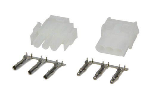 Wire Terminal - Quick Disconnect - Female / Male - 3 Wire - Plastic - Natural - 20-14 Gauge Wire - Kit Wire Terminal - Quick Disconnect - Female / Male - 3 Wire - Plastic - Natural - 20-14 Gauge Wire - Kit