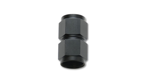Fitting - Adapter - Straight - 3 AN Female to 3 AN Female - Aluminum - Black Anodized - Each