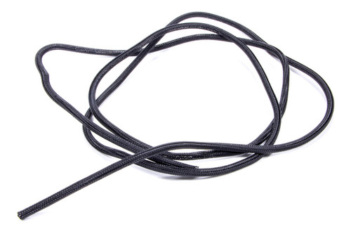 Hose and Wire Sleeve - 1/4 in Diameter - Split - 10 ft - Braided Plastic - Black - Each