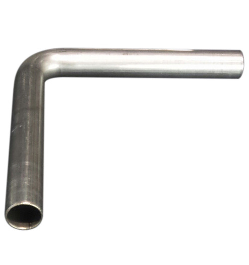 Exhaust Bend - 90 Degree - 1 in Diameter - 1 in Radius - 16 Gauge - Steel - Natural - Each
