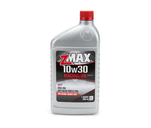 Motor Oil - Racing - High Zinc - 10W30 - Synthetic - 1 qt Bottle - Each