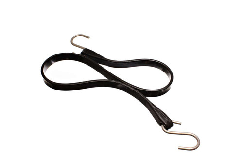 Tie Down Strap - Power Band - 31 in Long - Rubber - Black - Each
