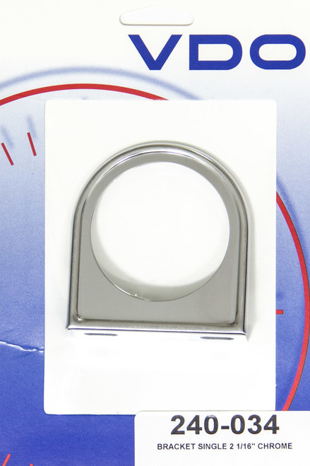 Gauge Mounting Panel - One 2-1/16 in Hole - Steel - Chrome - Universal - Each