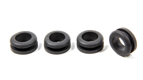 Tire Pressure Relief Valve Grommet - Rubber - Black - King Racing Products Tire Pressure Relief Valves - Set of 4