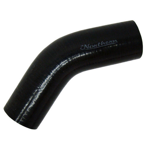 Radiator Hose - 1-1/2 in ID - 135 Degree - Silicone - Black - Each