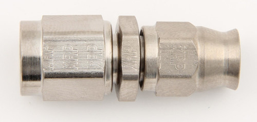 Fitting - Hose End - Straight - 3 AN PTFE Hose to 3 AN Female - Steel - Natural - Each