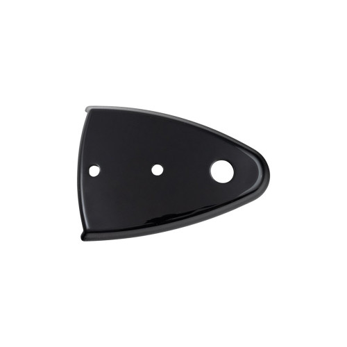 One Way Radio Mount - Gloss Black - Zamp RZ-70E / RL-70E Helmets - Each