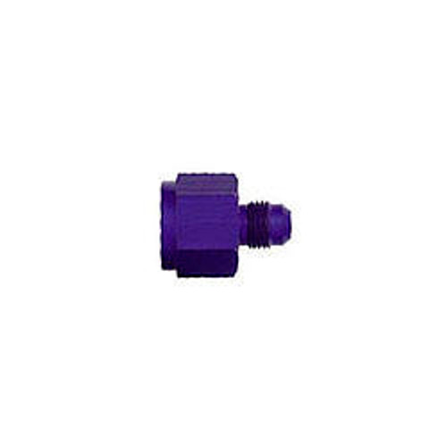 Fitting - Adapter - Straight - 8 AN Female to 6 AN Male - Aluminum - Blue Anodized - Each