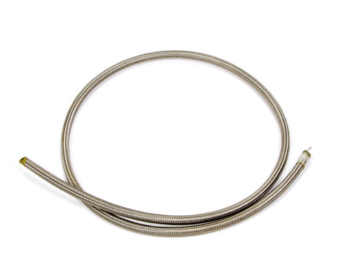 Hose - PTFE Racing Hose - 4 AN - 3 ft - Braided Stainless / PTFE - Natural - Each