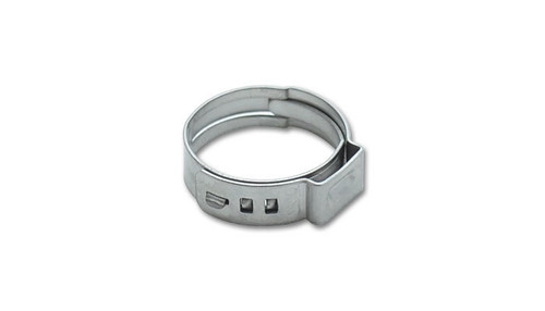 Hose Clamp - Crimp - 25.4-28.6 mm - Stainless - Natural - Set of 10