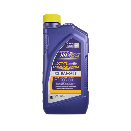 Motor Oil - XPR - 0W20 - Synthetic - 1 qt Bottle - Each