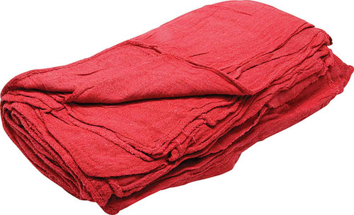 Shop Towels - Cloth - Red - Set of 25