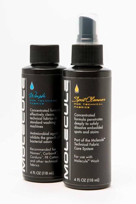 Fabric Cleaning Kit - Spot Clean 4 oz Pump Bottle - Wash 4 oz Bottle - Fire Retardant Materials - Kit