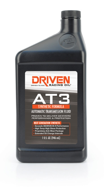 Transmission Fluid - AT3 - Automatic - Synthetic - 1 qt Bottle - Each Transmission Fluid - AT3 - Automatic - Synthetic - 1 qt Bottle - Each