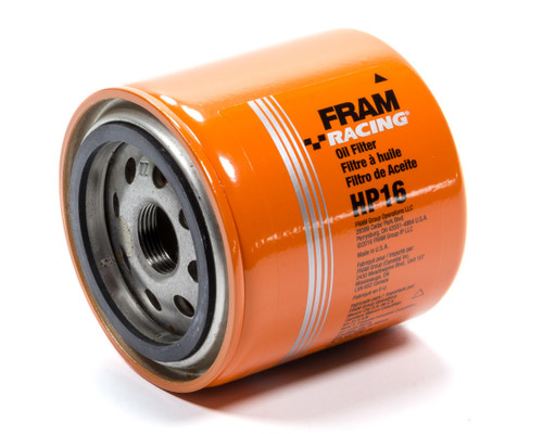 Oil Filter - HP - 3.760 in Tall - 22 mm x 1.25 Thread - Steel - Orange Paint - Various Applications - Each