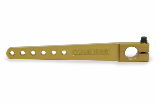Throttle Pedal Lever - Firewall Mount - Aluminum - Gold Anodized - Colman Throttle Pedal - Each Throttle Pedal Lever - Firewall Mount - Aluminum - Gold Anodized - Colman Throttle Pedal - Each