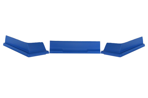 Air Valance - 3 Piece - Plastic - Blue - Dirt Modified - Kit