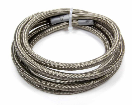Hose - Series 6000 - 8 AN - 3 ft - Braided Stainless / PTFE - Natural - Each
