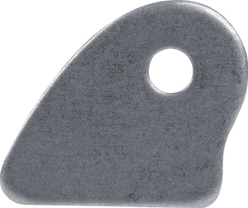 Chassis Tab - Flat - 3/8 in Mounting Hole - 1/8 in Thick - Steel - Natural - Set of 4