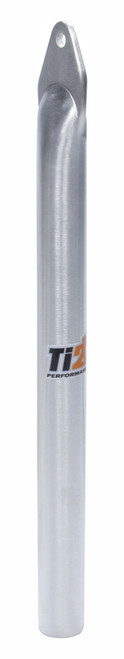 Wing Post - Front - Straight - 12 in Long - 1 in OD - Aluminum - Natural - Sprint Car - Each