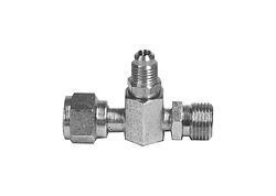 Air Conditioning Switch Manifold - 6 AN Male / Female O-Ring - Brass / Steel - Natural / Nickel Plated - Binary / Trinary Switches - Kit