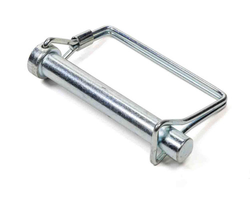 Lock Pin - 1/2 in OD - 3-1/2 in Long - Steel - Zinc Oxide - Each