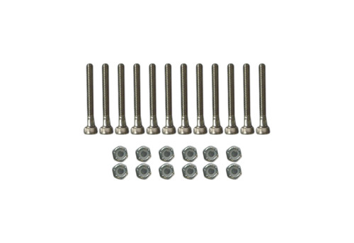 Bumper and Nerf Hardware - Bolts / Lock Nuts - Stainless - Natural - Bumpers and Nerfs - Triple X Sprint Car - Kit