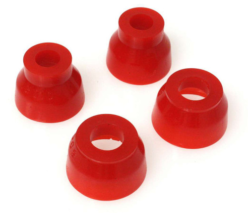 Ball Joint Dust Boot - Hyper-Flex - Lower / Upper - Polyurethane - Red - GM A-Body / F-Body / X-Body / Chevy Corvette 1963-82 - Kit