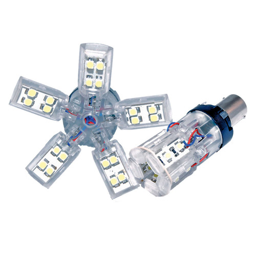 LED Light Bulb - Spider Bulb - 15 LED - White - 1156 Style - Each