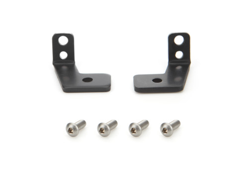 Light Bracket Kit - Steel - Black Powder Coat - LED Cube Light - High Lift Hood Jack Mount - Kit