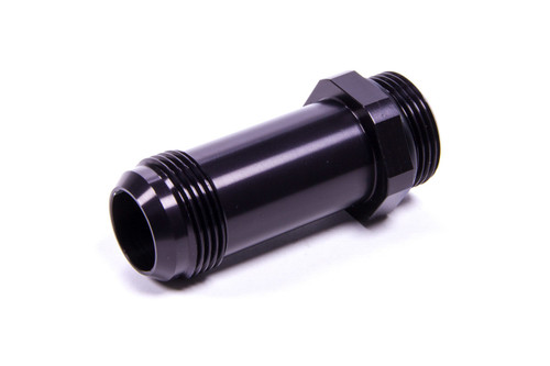 Fitting - Adapter - Straight - 16 AN Male to 16 AN Male O-Ring - Extended Length - Aluminum - Black Anodized - Each